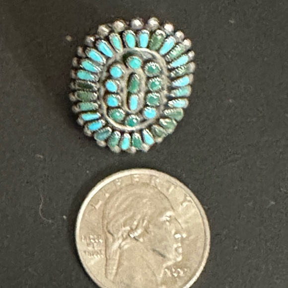 Turquoise sterling silver ring - Picture 3 of 4